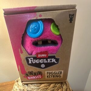 ZURU Fuggler Baby Pinkles Plush Keyring - Pink